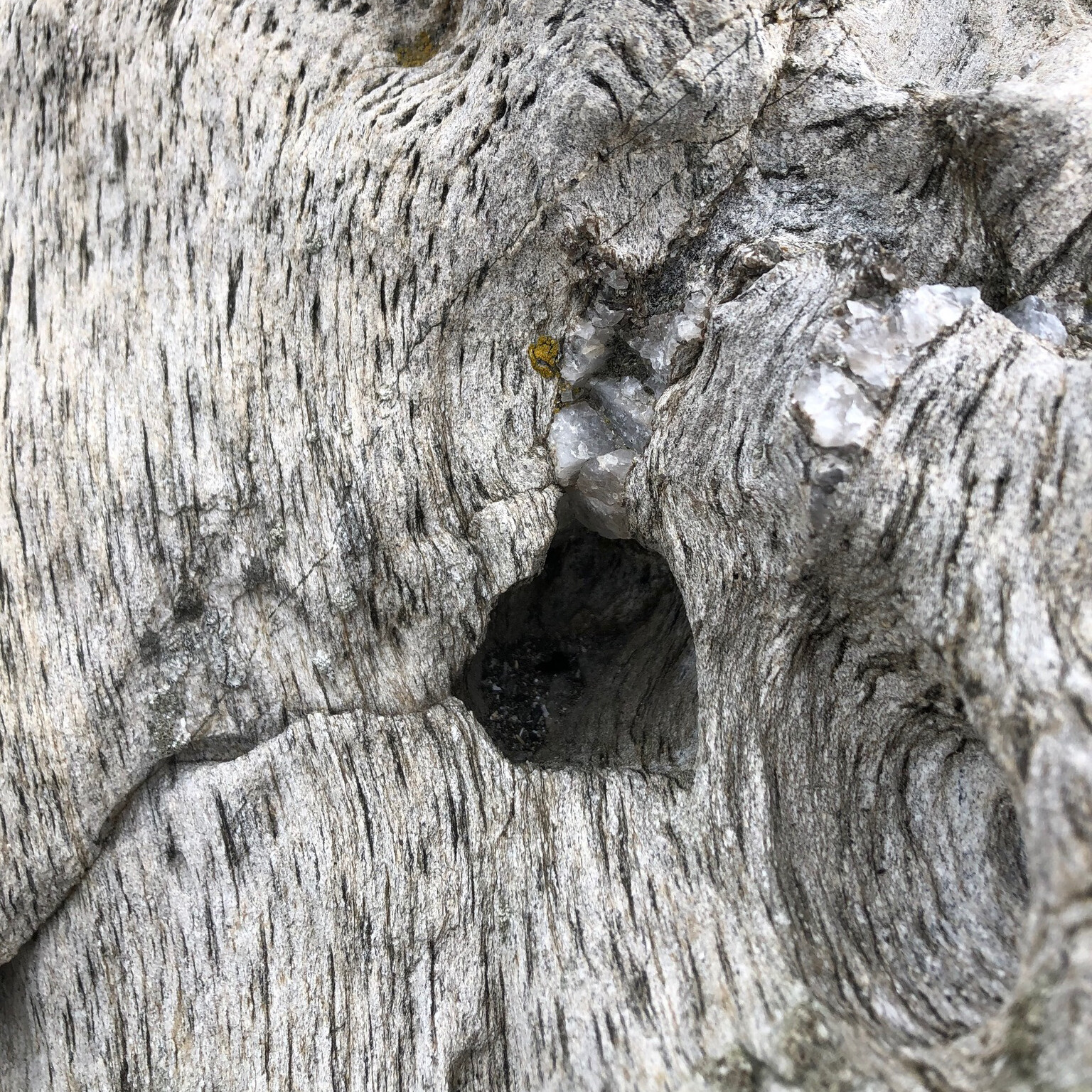 rock and hole